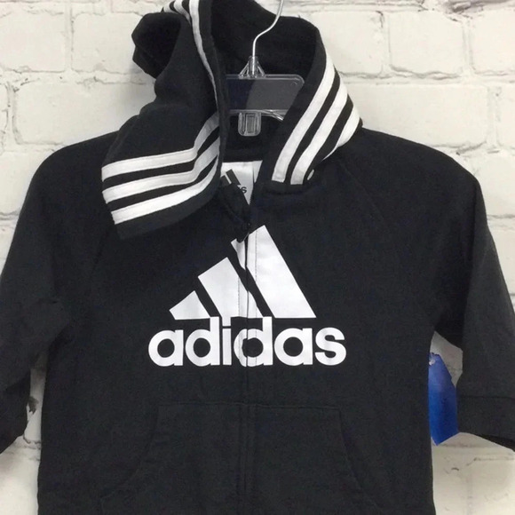 Adidas Sweatsuit size 6M Long Sleeve Zip Up with Hood - Picture 2 of 5
